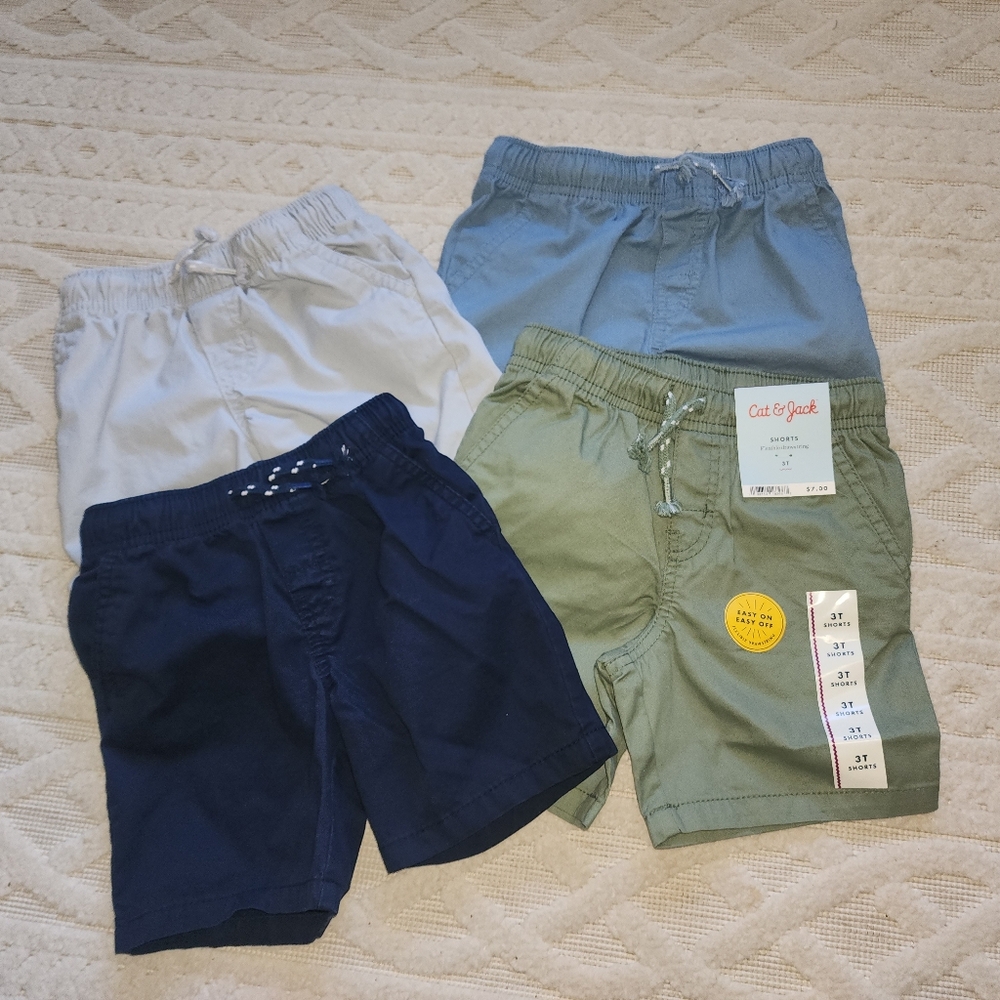 Cat & Jack Kids' Shorts Set - Navy, Light Blue, Olive, Gray - Picture 12 of 13